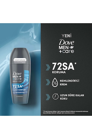 Dove Men +care Erkek Roll On Deodorant Clean Comfort 50 Ml X2