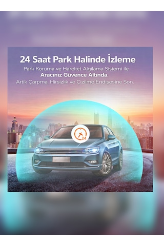 3 Kameralı 1080p Full Hd Hafıza Kartına Kayıtlı Hareket Algılamalı Araç Kamerası