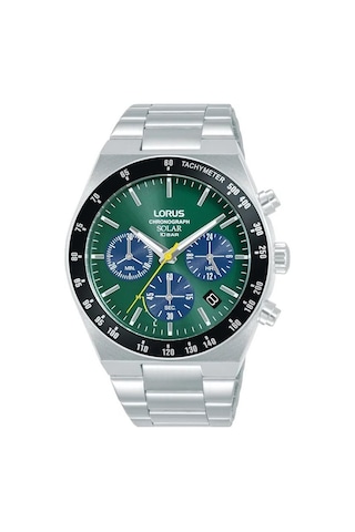 Lorus Rz523ax9 Solar Kronagraf Erkek Kol Saati Metalik Gri