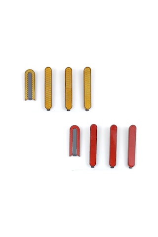 Konesam M365/1s/pro/pro2 Elektrikli Scooter İçin Abs 4'lü Reflektif Tekerlek Kapakları - Dekoratif Ve Koruyucu Fonksiyonlu, Kolay Kurulum