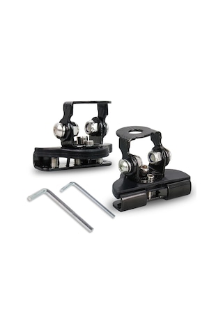 2pc Black-2pcs/set Araç Montaj Çalışma Işığı Braketi Kelepçe Paslanmaz Çelik Sütun Hood Offroad Led Çalışma Işığ