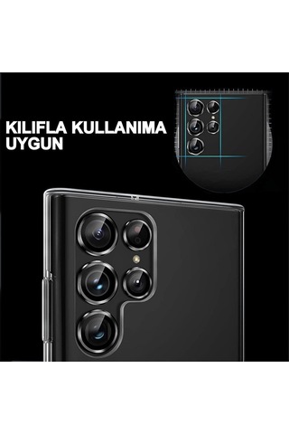 Galaxy S23 Ultra Kamera Lens Koruyucu Ultra Ince