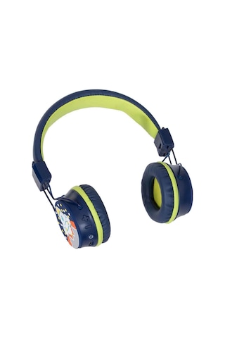 Roket Desenli Bluetooth Kulak Üstü Kablosuz Kulaklık Çok Renkli