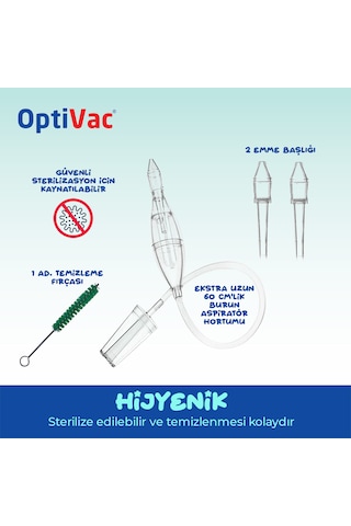 Bebek Burun Aspiratörü Elektrik Süpürgesi İle Çalışır