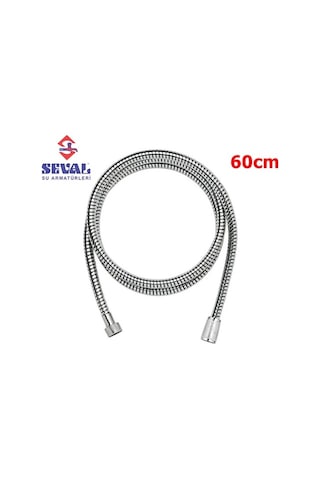 Seval Kısa Robot Duş Spiral Hortum 60cm Duş Hortumu