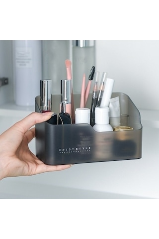 Tongxida Bosphorusboutique Siyah Sıralama Ruj Rafı Masaüstü Küçük Kozmetik Eu Dolap 2+1 Aynalı Depolama Sistemi Diğer