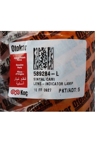 Land Rover Defender Sinyal Lamba Camı Sarı Otokar 589284-l