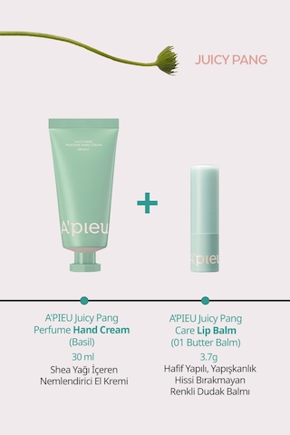 Missha Apieu Juicy-Pang Perfume Hand Cream&Lip Balm Set