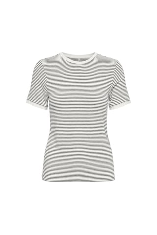 Only Bayan T Shirt 15315406 Ekru-siyah