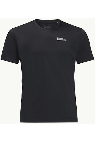 Jack Wolfskin Delgami S/s M Erkek Tişört 1809811-6000 Siyah
