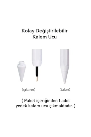 Apple Uyumlu iPad Mini 6 2021 Avuç Içi Reddetmeli Dokunmatik Kalem Active Stylus Özel Yazı Çizim Kalemi