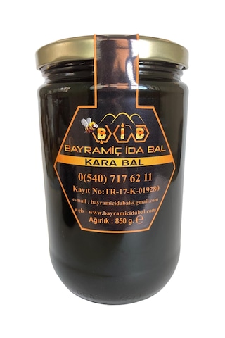 Bayramiç İda Bal Kara Bal 850 G