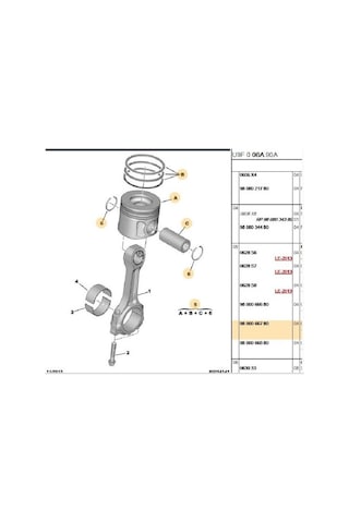 Boxer Jumper3 Piston Segman Euro4 0 50 Nüral 8772722050-9800066680-9c1q6105eaa