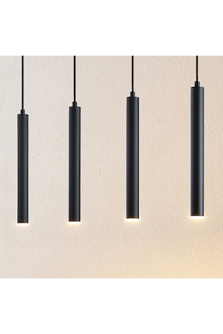 Archio Dört'lü Ledli Sıralı Sarkıt Avize Çok Renkli