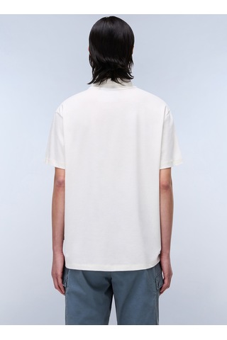 Napapijri Napapıjrı Beyaz E-sorano Ss Erkek T-shirt Np0a4ıdc2061