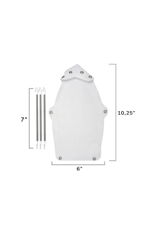 Teflon Ütü Altlığı Yanmaz, Yapışmaz, Parlatmaz Ütü Tabanı Universal Tak-Çıkar Tüm Ütülerle Uyumlu