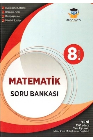 Zeka Küpü Yayınları 8. Sınıf Matematik Soru Bankası Zeka Küpü Yayınları 8. Sınıf Matematik Soru Bankası