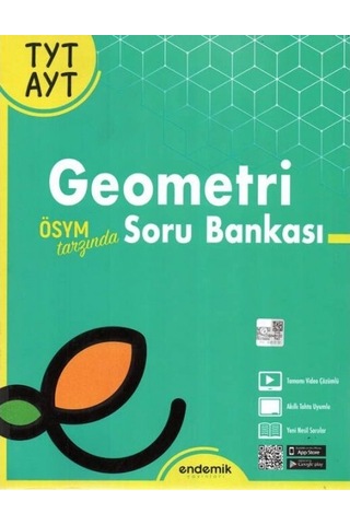 2022 TYT AYT Geometri Soru Bankası - Endemik Yayınları 2022 TYT AYT Geometri Soru Bankası - Endemik Yayınları