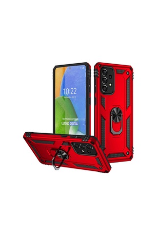 Zore Galaxy Uyumlu A73 Kılıf Msra Vega Kapak - Kırmızı Kırmızı