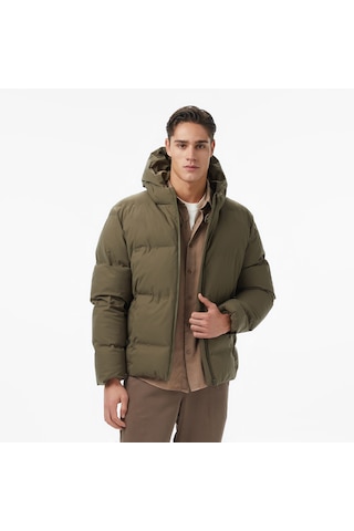 Nautica Erkek Yeşil Regular Fit Mont Desenli J57010t Yeşil