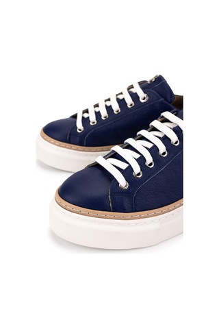 Tamer Tanca Kadın Hakiki Deri Mavi Sneakers & Spor Ayakkabı 1116 5022-09 Bn Ayk Sk25-26 Saks Fltr