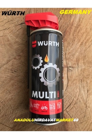 Würth Sprey Yağ Çok Amaçlı Zincir Dişli Yağı 400Ml Kobra Baş 5In1