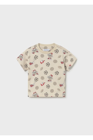 Mayoral Erkek Bebek İki Tshirtlü Penye Şort Takım Kırmızı Kırmızı