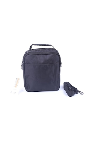 Seventeen 902 Siyah Erkek Büyük Kapaklı El Ve Omuz Çantası