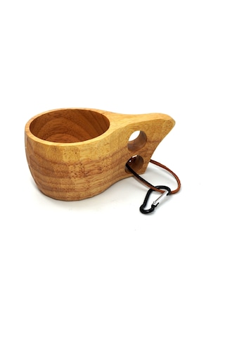 Rox Wood 001 Kuksa Ahşap Bardak Desenli