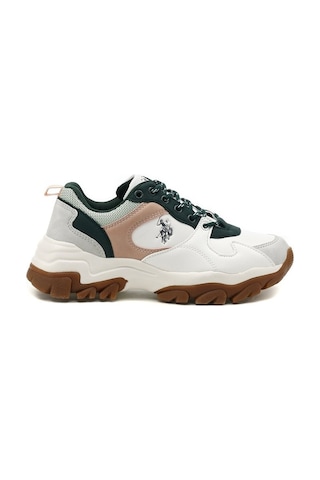 U.S. Polo Assn. Tracky 1Pr Beyaz Kadın Sneaker - 512955790 Beyaz