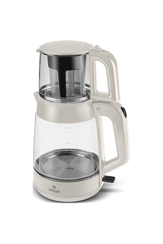 Emsan Glass Tea XL 1900 W 2 in 1 Cam Çay Makinesi ve Kettle