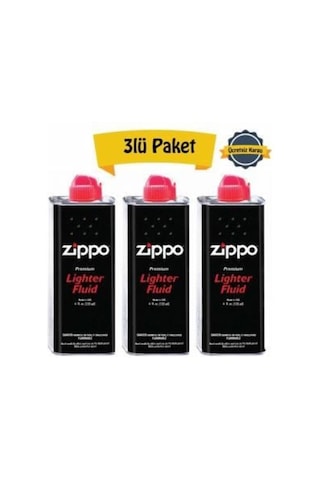 Zippo Benzin Çakmak Gazı 3 Adet Zippo Benzin Çakmak Gazı 3 Adet