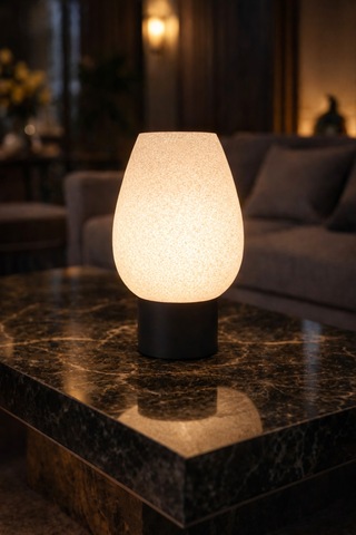 Nelp Model - Led Abajur - Masa Lambası - Usb 5v İle Çalışır - Slim Led Aydınlatması Dahildir - Dekoratif Lamba - Renk Seçenekli Çok Renkli