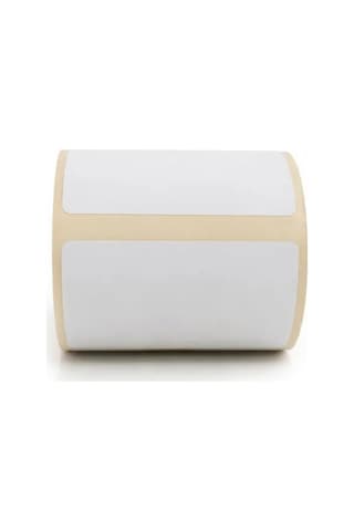 5 Adet - 40 X 30 Mm Beyaz Lamine Termal Etiket 230 Adet Beyaz - Phomemo M Serisi Modellere Uyumludur.