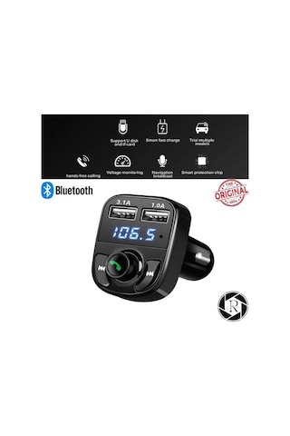 Araç Usb Mp3 Sd Kart Çakmaklık Girişli Oto Müzik Çalar Kiti Kablosuz Çakmak Girişi Carx8