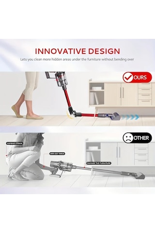 Honeybeeshop 1 Bilgisayar V7 V8 V10 V11 V15 Çubuk Süpürgeleri İçin Katlanabilir Uzatma Çubuğu Hızlı Çıkış Ve Yükseltme Uyumlu Kırmızı Aksesuar