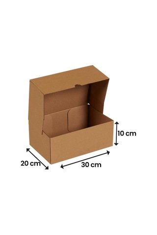 30x20x10-25 Adet Kesimli Karton Kutu - Internet Ve Kargo Kutusu 1
