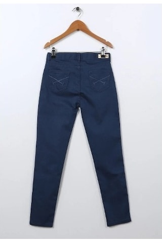 U.s. Polo Assn. Normal Bel Boru Paça Indigo Kız Çocuk Pantolon İndigo