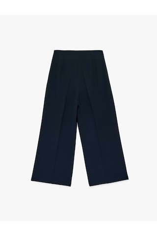 Koton Culotte Fit Kısa Geniş Paça Kumaş Pantolon Lacivert 6sak40235pw Lacivert