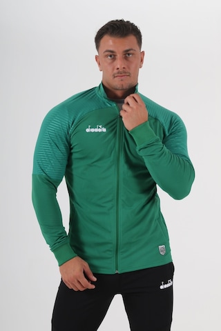 Diadora Premium Kamp Eşofmanı Tek Üst Yeşil