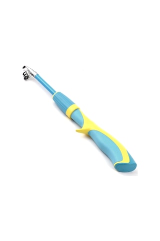 Skycity Çocuklar İçin 130cm Uzunlukta Teleskopik Mavi Balıkçılık Kamışı - Saçma Grip Ve Çok Amaçlı Kullanım Mavi