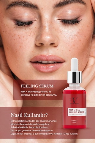 Vitanova Aha-Bha Peeling Serum 30 ML + Leke Karşıtı Güneş Kremi SPF50+ 50 ML