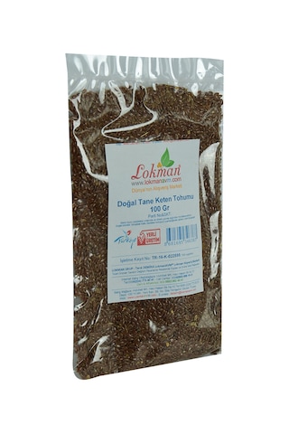 Lokman Avm Keten Tohumu Doğal Tane 100 G