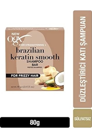 Ogx Brazilian Keratin Therapy Katı Şampuan 80 Gr Ogx Brazilian Keratin Therapy Katı Şampuan 80 Gr