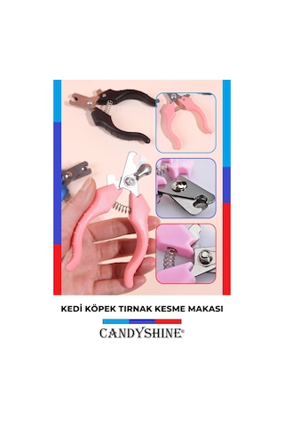 Candyshine Kedi Köpek Kavisli Tırnak Kesme Makası