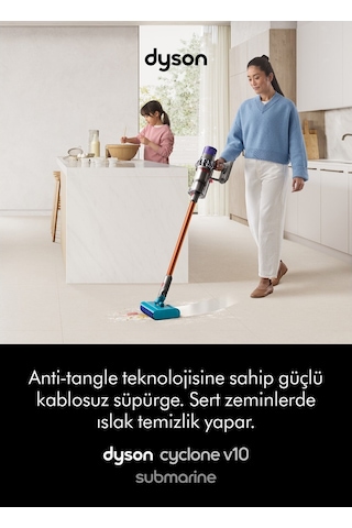 Dyson Cyclone V10 Submarine Dikey Şarjlı Süpürge