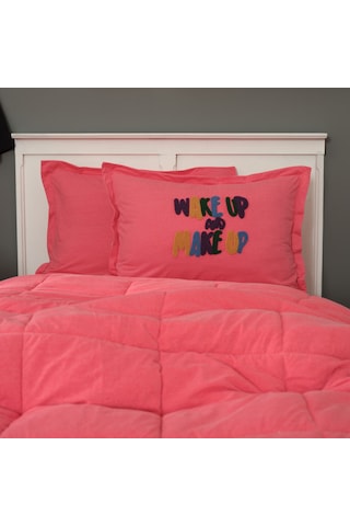 Karaca Home Motto Cotton Comfort Tek Kişilik Fuşya