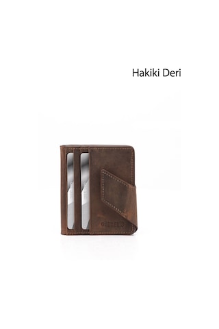 Gönderir Gönderi R Unisex Kahve Crazy Hakiki Deri Unisex Kartlık Ddux77706954 Kahverengi