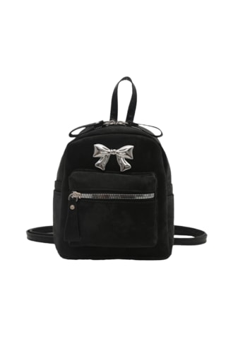 Sınıfa Çıkmak İçin Kadın Mini Sırt Çantası-siyah Siyah