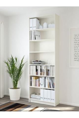 Kitaplık, Beyaz, 80x28x237 Cm Beyaz
